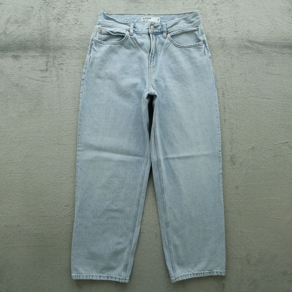 Garage Baggy Jeans Junior's Size 5 Low-Rise Straight Denim 30" Inseam Distressed